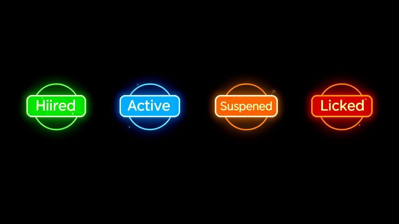 Suspending, retiring, and delegating personas