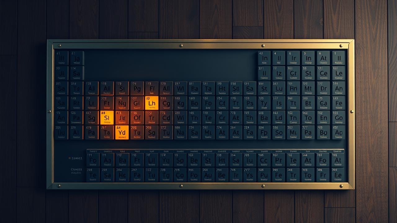 The periodic table as the most underused design tool